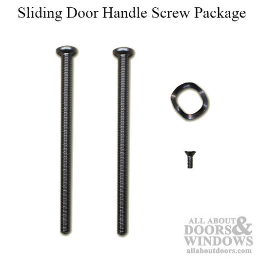 Sliding Door Handle Screw Package - 3" & 5/16" Machine Screws