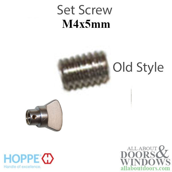 Set Screw for Dallas V-knob  M4x5mm - Set Screw for Dallas V-knob  M4x5mm