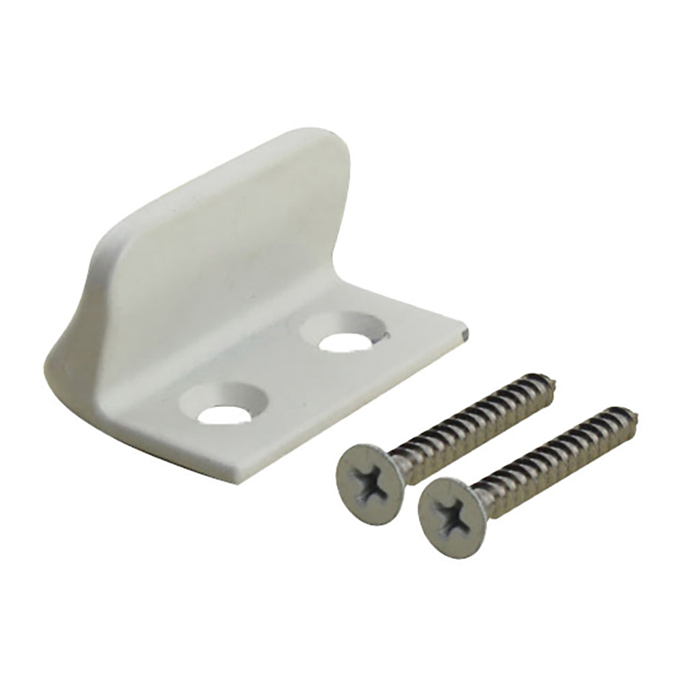 Andersen Exterior Sill Stormwatch Bracket w/ Screws - White - Andersen Exterior Sill Stormwatch Bracket w/ Screws - White