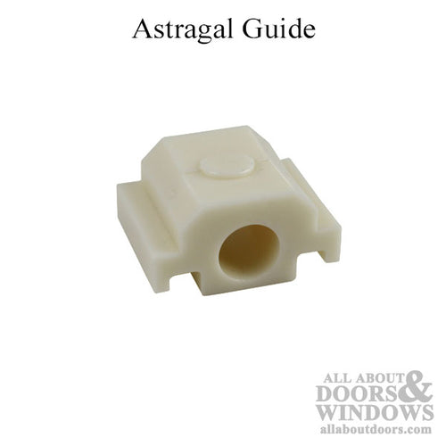 Guide, T-Astragal Flush Bolt, Closed Face Plastic - White - Guide, T-Astragal Flush Bolt, Closed Face Plastic - White