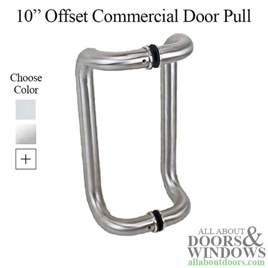 10 inch Offset Back to Back Commercial Door Pull