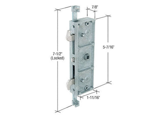 Mortise Lock, 2 Point,  Vinyl sliding patio glass door parts - Mortise Lock, 2 Point,  Vinyl sliding patio glass door parts