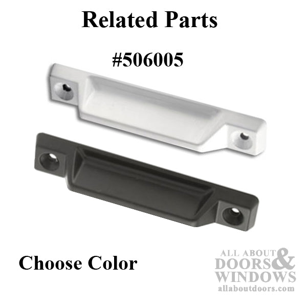 Sash/Cam Lock - Vinyl and Aluminum Sash Hardware, Diecast - White - Sash/Cam Lock - Vinyl and Aluminum Sash Hardware, Diecast - White