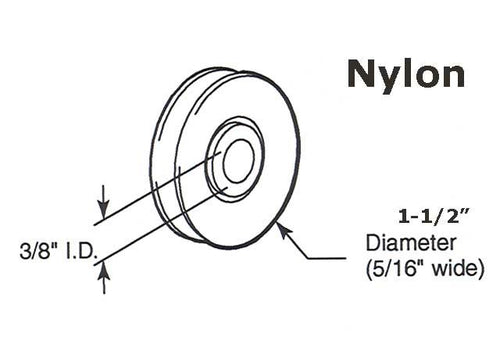 Unavailable - Roller Only,  1-1/2  Dia. Nylon wheel - Unavailable - Roller Only,  1-1/2  Dia. Nylon wheel