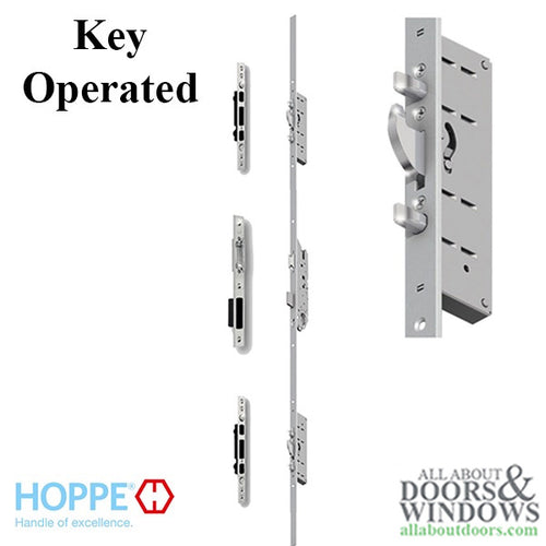 Hoppe 24mm Key Operated Multipoint Lock - 1-3/4