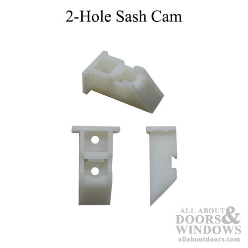 Sash Cam, 60 Series, 2 hole - White - Sash Cam, 60 Series, 2 hole - White