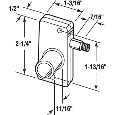 Operator for Awning or Jalousie Louver Windows Torque 1-13/16 Inch Right Hand - Operator for Awning or Jalousie Louver Windows Torque 1-13/16 Inch Right Hand