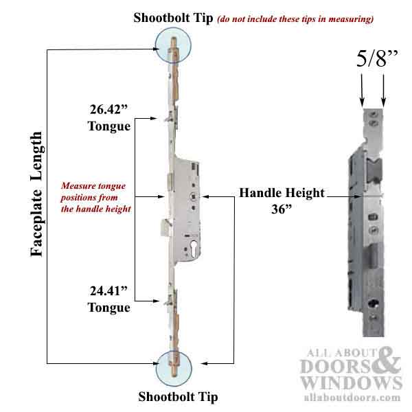 16mm Manual 45/92 Gear, Shootbolt-Tongue @ 24.41