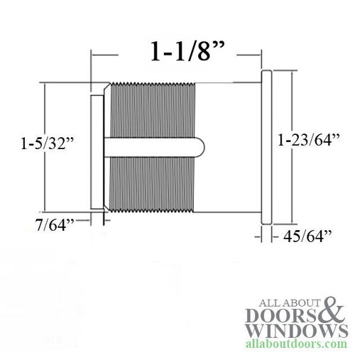 Kwikset/Schlage 1-1/8