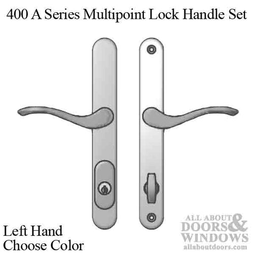 Active Handle Set 400 A Series Multi-Point Lock Trim - Left Hand - Choose Color - Active Handle Set 400 A Series Multi-Point Lock Trim - Left Hand - Choose Color