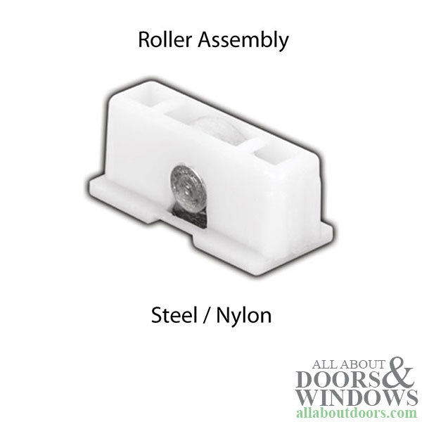 Roller Assembly (Flat) - Sliding Windows, Nylon / Steel - Roller Assembly (Flat) - Sliding Windows, Nylon / Steel