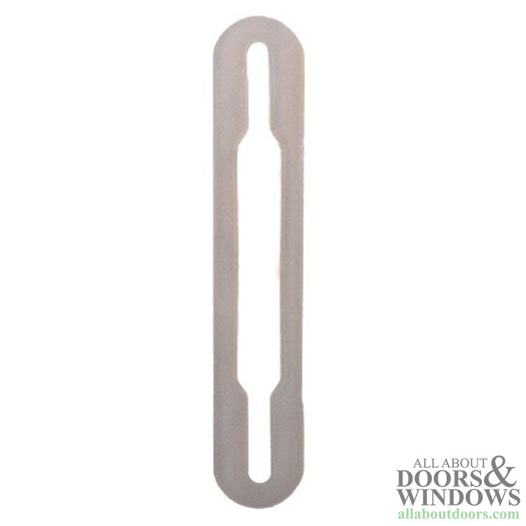 Sliding Door Keeper Plastic Shim, 1/16 Inch Thick, Nylon Plastic - Sliding Door Keeper Plastic Shim, 1/16 Inch Thick, Nylon Plastic