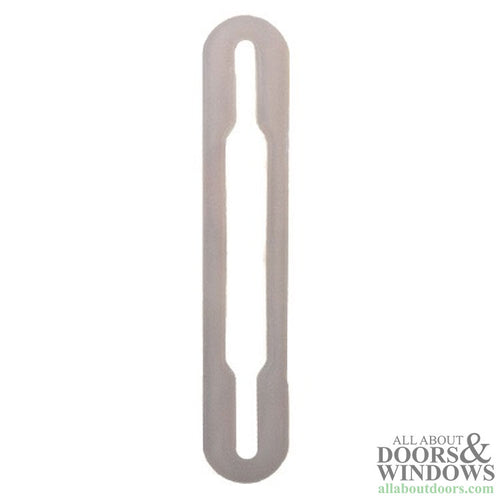 Sliding Door Keeper Plastic Shim, 1/16 Inch Thick, Nylon Plastic - Sliding Door Keeper Plastic Shim, 1/16 Inch Thick, Nylon Plastic