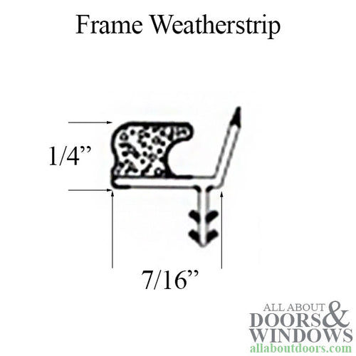 Marvin Casement Window Foam Weather Strip 72