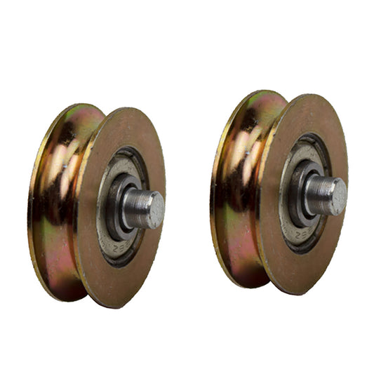 Rollers Only, 1-1/8" Steel wheel, with Axles and Pins - Sold in Pairs