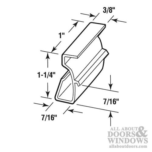 Window Screen Retainer Clips, Plastic Lift & Retainer Fits Over 3/8