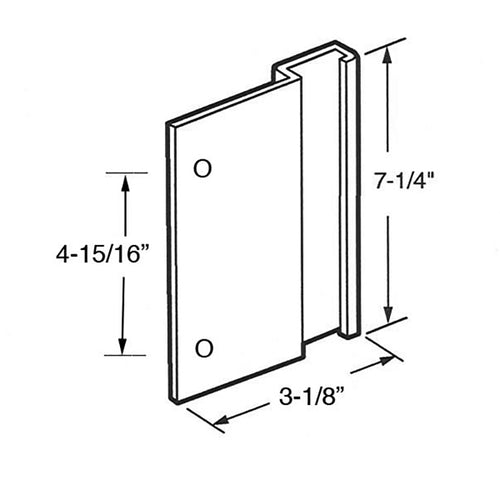 Sliding Door Universal Pull Handle for Sliding Patio Door 4 15/16 Inch Hole Center Bronze - Sliding Door Universal Pull Handle for Sliding Patio Door 4 15/16 Inch Hole Center Bronze