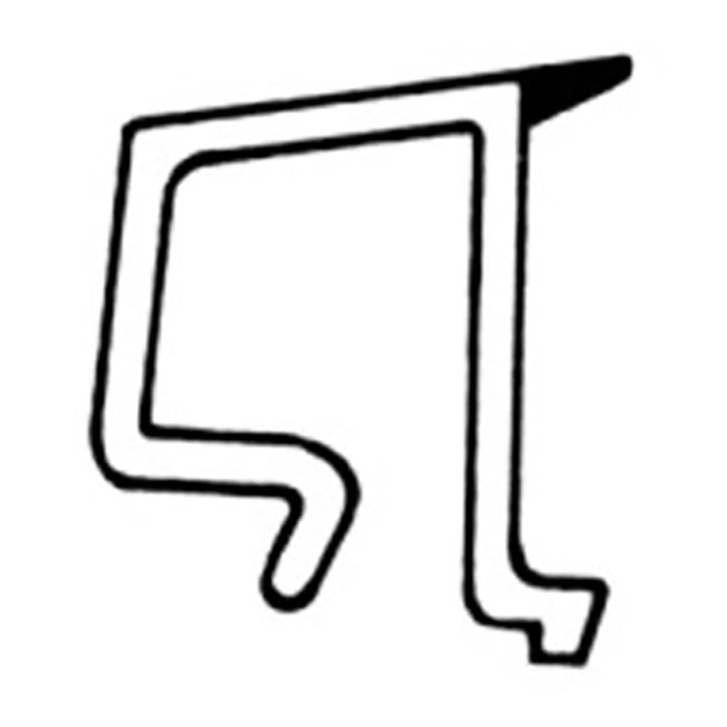 Perma-Shield® Gliding Door Glazing Bead 5/8 Inch Glass 72-3/8 Inch White - Perma-Shield® Gliding Door Glazing Bead 5/8 Inch Glass 72-3/8 Inch White