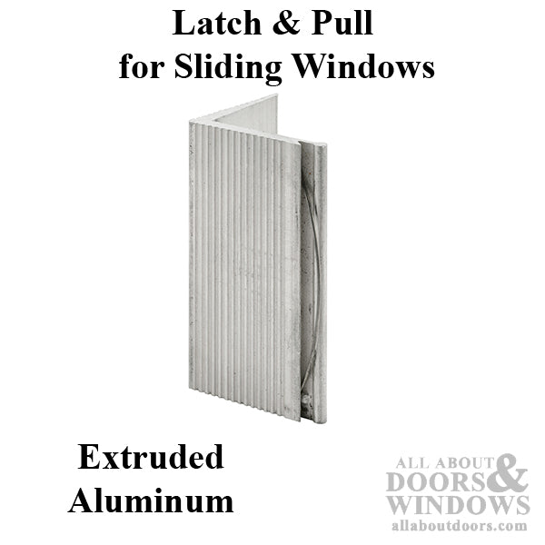 Latch and Pull - Vinyl and Aluminum Sash Hardware, Extruded Aluminum - Aluminum - Latch and Pull - Vinyl and Aluminum Sash Hardware, Extruded Aluminum - Aluminum