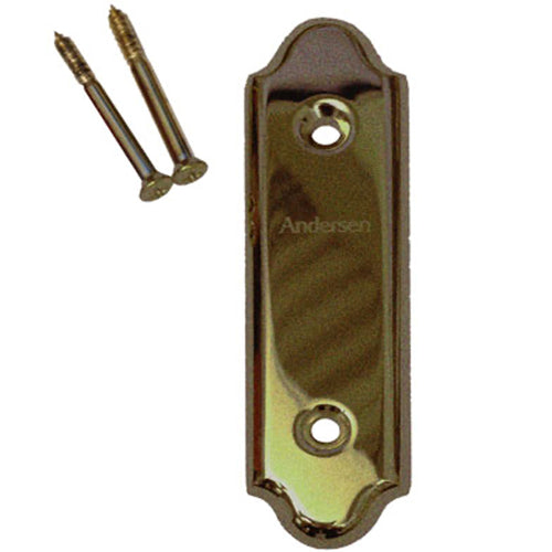 Andersen Gliding Door Cover Plate, Covington Style - Antique Brass - Andersen Gliding Door Cover Plate, Covington Style - Antique Brass