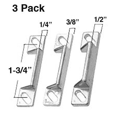 Strike Plate Assortment 3 Pack - Strike Plate Assortment 3 Pack