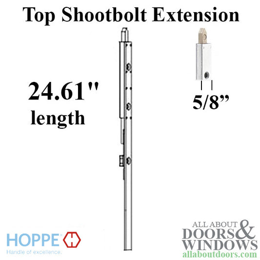16mm Manual Top Extension, Shootbolt 24.61" length