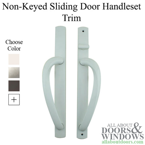 Truth Door Handle For Sliding Glass Doors Non Keyed Curved Handlset Choose Color - Truth Door Handle For Sliding Glass Doors Non Keyed Curved Handlset Choose Color