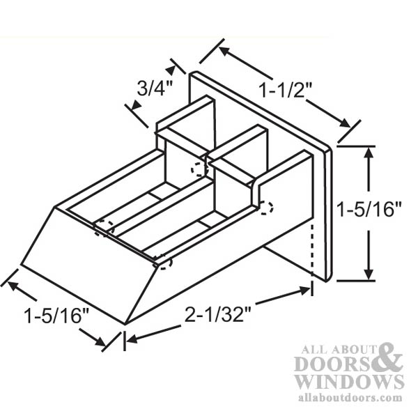 Tyco Sash Cam for Double Hung Commercial Window Channel Balance - Tyco Sash Cam for Double Hung Commercial Window Channel Balance
