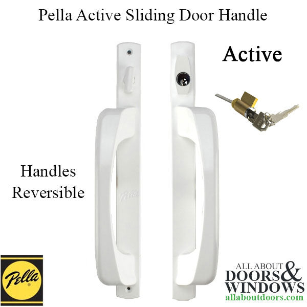 Pella Door Handle For Sliding Glass Patio Doors Interior and Exterior Keyed Door Handles - Pella Door Handle For Sliding Glass Patio Doors Interior and Exterior Keyed Door Handles