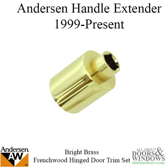 Andersen FWH / FWO Handle Extender/ Extension - H P Brass