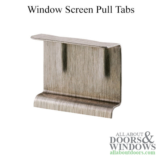 Window Screen Spline Channel Pull Tabs 1/4"