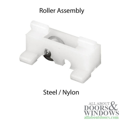 Roller Assembly (Flat) - Sliding Windows, Nylon / Steel - Roller Assembly (Flat) - Sliding Windows, Nylon / Steel