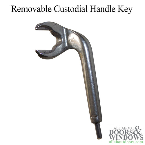 Removable Handle Key for 32-256 Custodial Handle - Removable Handle Key for 32-256 Custodial Handle