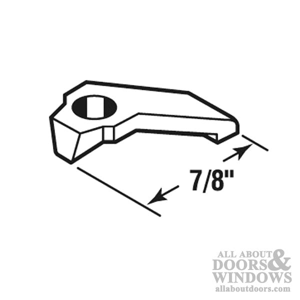 Storm Door Panel Turn Button Aluminum 8 Pack - Storm Door Panel Turn Button Aluminum 8 Pack