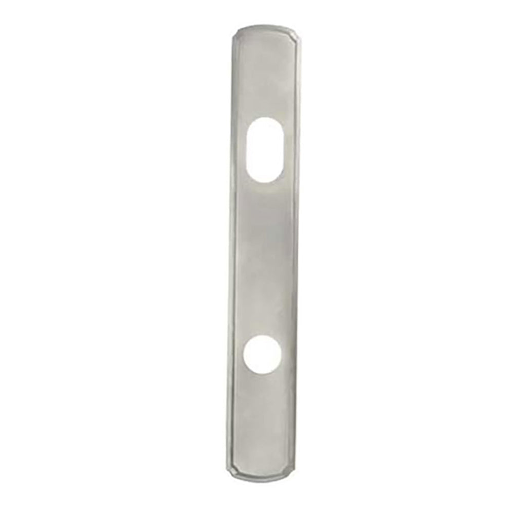 Newbury Active Exterior Escutcheon Plate - Satin Nickel - Newbury Active Exterior Escutcheon Plate - Satin Nickel