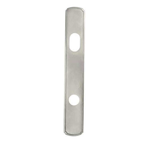 Newbury Active Exterior Escutcheon Plate - Satin Nickel - Newbury Active Exterior Escutcheon Plate - Satin Nickel
