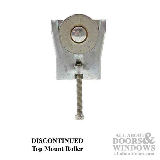 Discontinued - Top Mount Roller Assembly with 1 Inch Nylon Wheel for Sliding Screen Door