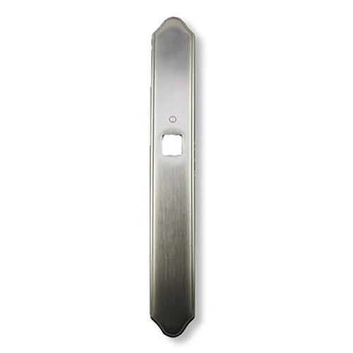 Hoppe Verona M2170N Exterior Dummy Backplate - Satin Nickel - Hoppe Verona M2170N Exterior Dummy Backplate - Satin Nickel