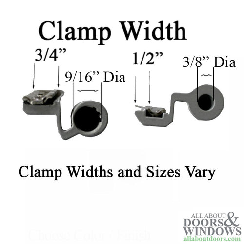 Clamp Hinge for Aluminum Terrace and Balcony Doors - Clamp Hinge for Aluminum Terrace and Balcony Doors
