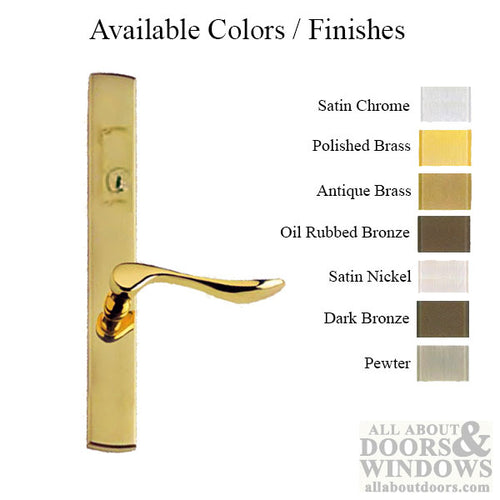 G-U Venice Handle & 30mm Plate, Active, Key & Thumbturn (Handle Below Cylinder) Choose Color - G-U Venice Handle & 30mm Plate, Active, Key & Thumbturn (Handle Below Cylinder) Choose Color