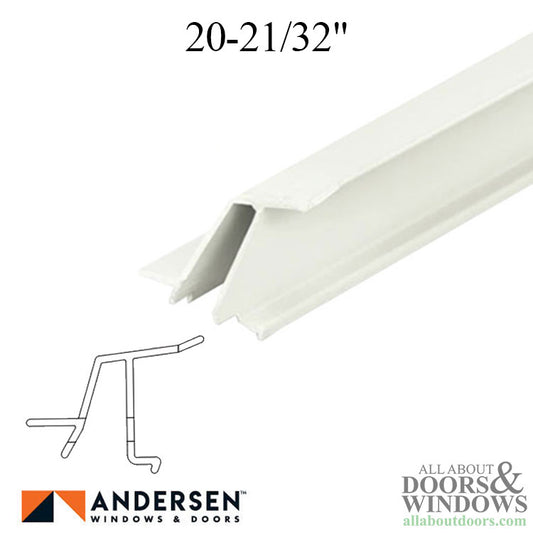 Andersen, Perma-Shield Awning / Casement Glazing Bead, 3/8", C1, 20-21/32" Length - White