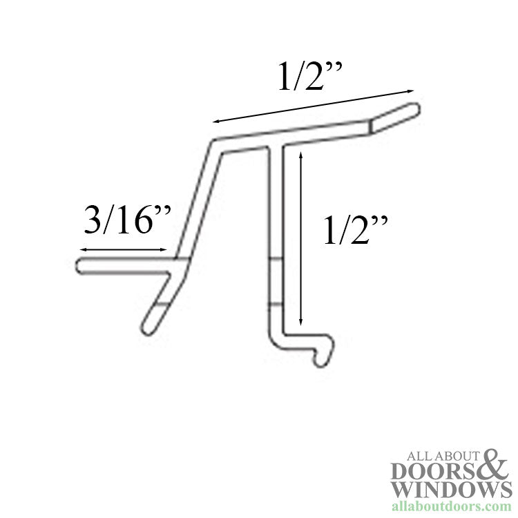 Andersen Glazing Bead, Terratone, for 3/8