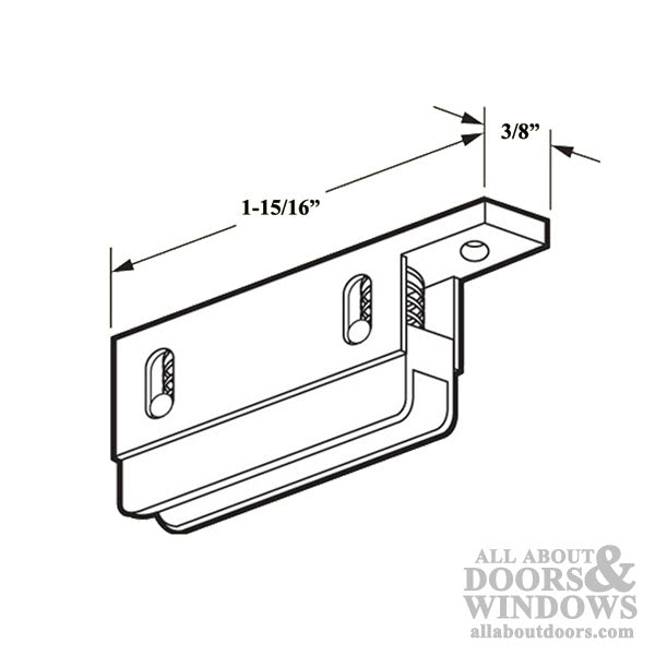 Bottom Guide for Sliding Screen Door - Bottom Guide for Sliding Screen Door