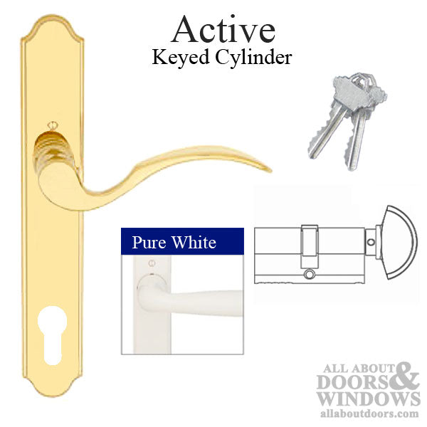 Munchen Active Handle Set M112PL/374N Pure White - Munchen Active Handle Set M112PL/374N Pure White