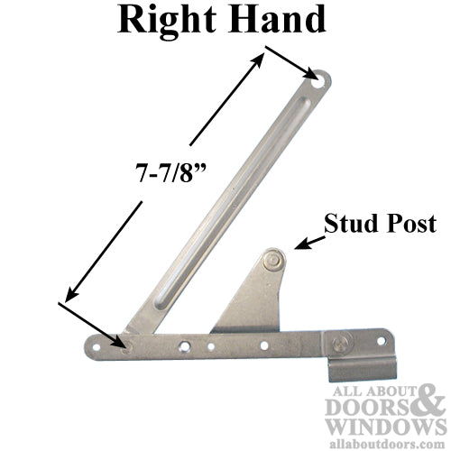 Peachtree Ariel Egress Bottom Right Hand Casement Hinge - Peachtree Ariel Egress Bottom Right Hand Casement Hinge