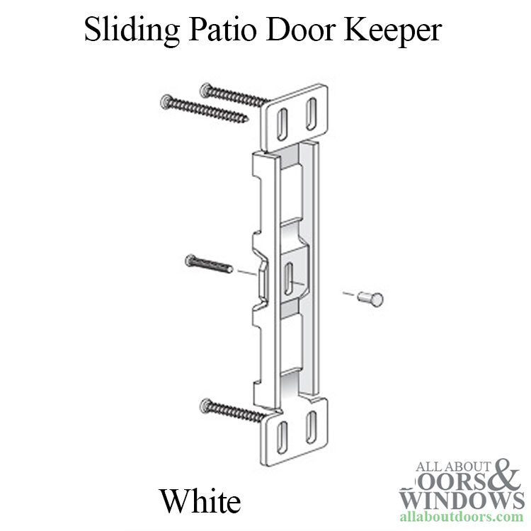 Sliding Patio Door Keeper Heavy Gauge - Sliding Patio Door Keeper Heavy Gauge