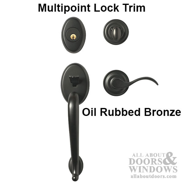 Winslow Active Keyed Multipoint Lock Trim Wave Lever Schlage 5 Pin Keyway - Winslow Active Keyed Multipoint Lock Trim Wave Lever Schlage 5 Pin Keyway