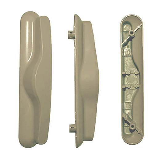 Non-Keyed Outside Handle for Sliding Vinyl Door - Tan