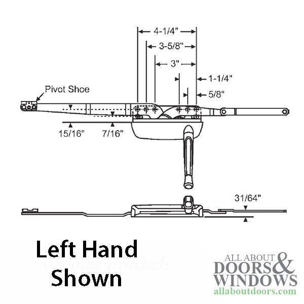 Maxim Low Profile Operator - RH - Maxim Low Profile Operator - RH