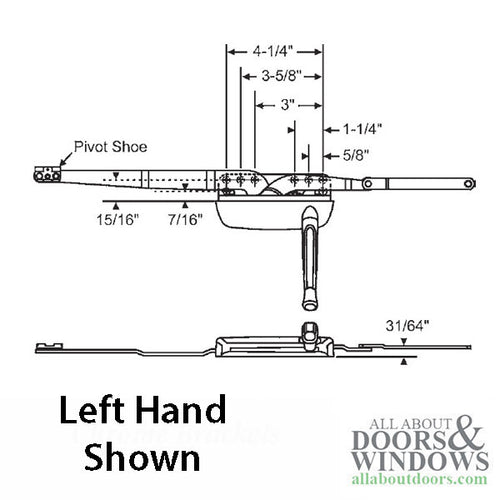 Maxim Low Profile Operator - RH - Maxim Low Profile Operator - RH